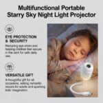 Projection Night Light - USB Powered Starry Sky Lamp for Bedroom Nursery Ambient Lighting - Image 5