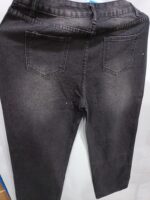 Ins Shiny Straight Jeans With Pockets Fashion Loose Wide-leg Pants For Women Street-style Trousers - Image 5