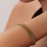 Women's Chain Bracelet Business Casual Golden Silver Metal Bracelet Jewelry - Image 2