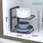 Pot Storage Kitchen Stainless Steel Storage Rack Pot Rack - Image 3