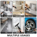 Handheld Steam Cleaner, Steamer For Cleaning, 2500W Pressurized Steam Cleaner With 1.2L Water Tank And 12 Attachments, Portable Steamer Cleaner For Home Car Kitchen Bathroom Furniture Tile Grout - Image 4