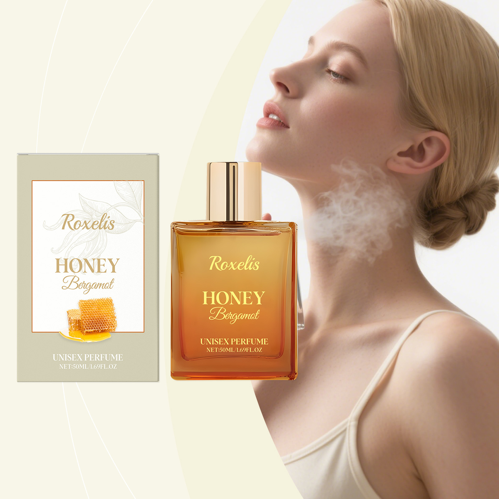 d920253b-fd67-45ae-ad76-39cae8cd861a.jpg Unisex Honey Bergamot Perfume Long-Lasting Light & Fresh-fragrance Subtle & Elegant Scent For Daily Wear & Special Occasions - Image 1