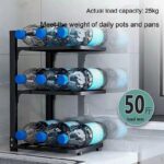 Pot Storage Kitchen Stainless Steel Storage Rack Pot Rack - Image 4