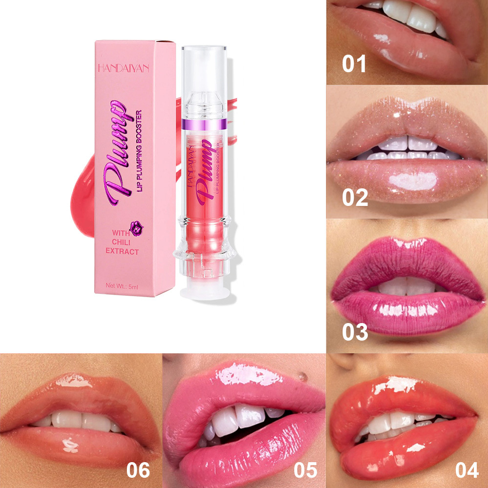f607eb59-6f39-4734-bdff-569144623742-2.jpg New Tube Lip Rich Lip Color Slightly Spicy Lip Honey Lip Glass Mirror Face Lip Mirror Liquid Lipstick - Image 1