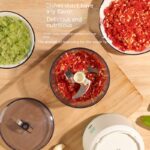 Mini Meat Grinder Household Electric Small Mixer Mincing Machine Automatic Multi-function Filling Intelligent Cooking Machine - Image 7