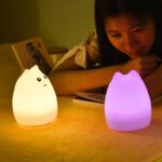 Silicone Touch Sensor LED Night Light For Children Baby Kids - Image 6