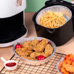 Non-stick Aluminum Foil Liners Air Fryer Disposable Paper Liner Oil-proof Steaming Basket Kitchen Tool BBQ Drip Pan Tray - Image 2