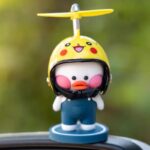 Car Ornaments Motorcycle Cute Car Center Console Accessories Car Cartoon - Image 3