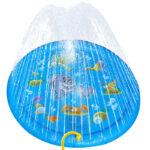 Non-Slip Splash Pad For Kids And Pet Dog Pool Summer Outdoor Water Toys Fun Backyard Fountain Play Mat - Image 2