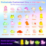 Glow-in-the-Dark Doll-Shaped Bath Bombs - Kids Bath Time Fun Set with Fizzing Bubble Foam - Image 2