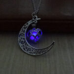 Glowing Pendant Necklaces Silver Plated Chain Necklaces - Image 6