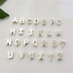 Peach Heart Shaped Letter Necklace Clavicle Chain Necklace - Image 3