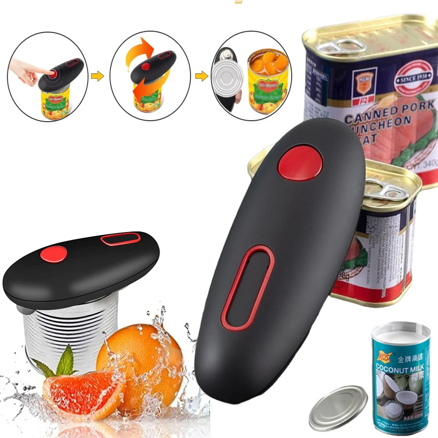 24537a78-347e-485a-8c6c-ed159f15091b.jpg Electric Can Opener Automatic Jar Bottle Can Machine One Touch Portable Kitchen Hand Free Opening Opener Tool Gadgets - Image 1
