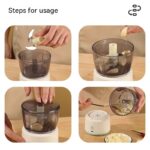 Mini Meat Grinder Household Electric Small Mixer Mincing Machine Automatic Multi-function Filling Intelligent Cooking Machine - Image 3