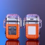 Transparent Shell Double Arc Lighter  Waterproof And Windproof Outdoor Lighter Lighting Multi-purpose Electronic Cigarette Lighter - Image 6