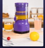 Electric Orange Juicer Lemon Juicer Squeezer Usb Rechargeable Citrus Juicer Machines Usb Rechargeable Portable Blender Kitchen Gadgets - Image 4