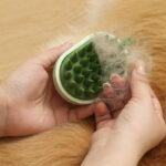 Soft Silicone Pets Hair Remover Comb Handheld Bath Shower Hair Shampoo Massage Brush For Dogs Cats Cleaning Tools Pet Products - Image 3