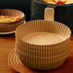 Air Fryer Paper Food Disposable Paper Liner Airfryer Kitchen Cookers Oil-proof Barbecue Plate Steamer Fryer Baking Accessories - Image 7