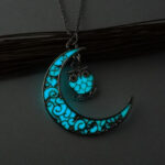Glowing Pendant Necklaces Silver Plated Chain Necklaces - Image 7