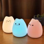 Silicone Touch Sensor LED Night Light For Children Baby Kids - Image 5