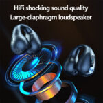 Bone Conduction Headphones TWS Earbuds Ear Clip Bluetooth 5.3 Touch Wireless Earphone In-Ear Bass HIFI Sports Headset - Image 4