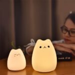Silicone Touch Sensor LED Night Light For Children Baby Kids - Image 4