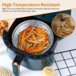 Non-stick Aluminum Foil Liners Air Fryer Disposable Paper Liner Oil-proof Steaming Basket Kitchen Tool BBQ Drip Pan Tray - Image 5