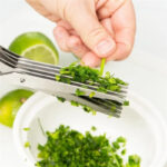 Multifunctional Multi-layer Green Onion Scissors Stainless Steel Onion Cutting Knife Herb Seaweed Spice Scissors Kitchen Scissor Kitchen Gadgets - Image 4