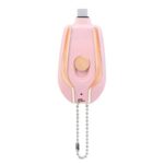 1500mAh Mini Power Emergency Pod Keychain Charger With Type-C Ultra-Compact Mini Battery Pack Fast Charging Backup Power Bank - Image 2