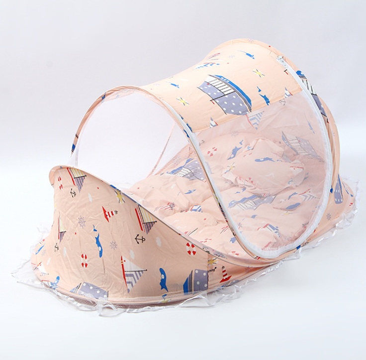 767480073371.jpg Foldable Baby Bed Net With Pillow Net 2pieces Set - Image 1