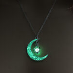 Glowing Pendant Necklaces Silver Plated Chain Necklaces - Image 4