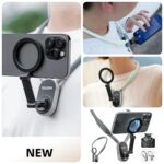 Silicone Phone Magnetic Neck Mount Quick Release Hold For Phone Magsafe Magnetic Suction Cell Phone Neck Hanging Bracket - Image 3