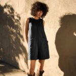 Solid Color Loose Jumpsuit With Pockets Fashion Summer Straight Cargo Shorts Overall Pants Beach Womens Clothing - Image 4