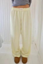 Fashion Y2K Striped Straight Trousers Summer Elastic High Waist Wide Leg Pants For Women - Image 4