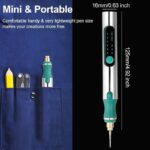 Electric Engraving Pen Charging Speed Adjustable Electric Grinder Mini Handheld Grinder - Image 2
