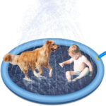 Non-Slip Splash Pad For Kids And Pet Dog Pool Summer Outdoor Water Toys Fun Backyard Fountain Play Mat - Image 3
