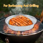 Non-stick Aluminum Foil Liners Air Fryer Disposable Paper Liner Oil-proof Steaming Basket Kitchen Tool BBQ Drip Pan Tray - Image 3