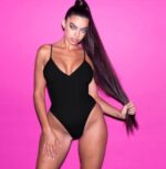 Summer Bikini Backless String Large Size Sexy Solid Color Triangle One-piece Swimsuit Womens Clothing - Image 2