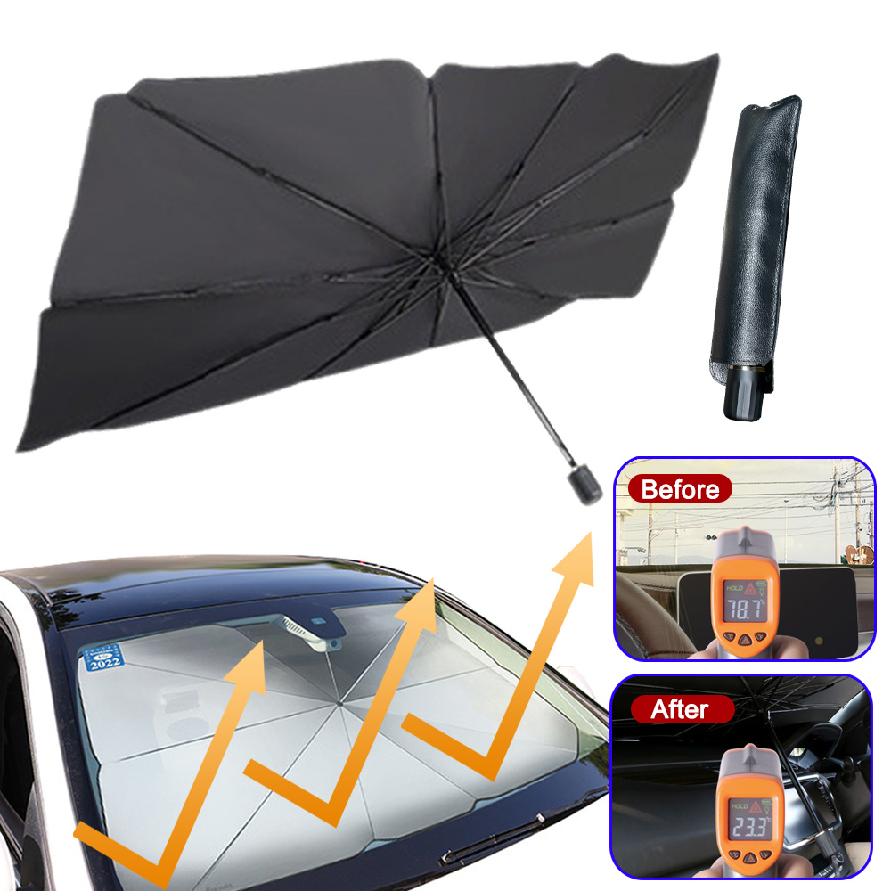 b4a24bcf-8846-4f04-99ac-c7bc8a39d8cd-1.jpg Foldable Car Windshield Sun Shade Umbrella UV Protection Heat Insulation Parasol Auto Front Window Cover Interior Protector Summer Gadgets - Image 1