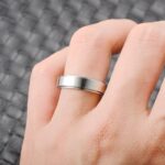 Stainless Steel Rotatable Spinner Ring Moon Stars Relieve Anxiety Rings - Image 6