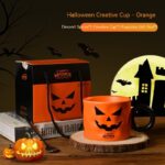 Pumpkin Ceramic Cup Party Favor Ceramic Cups With Handle Portable Cute Halloween Gift Mug Durable Halloween Party Supplies - Image 6