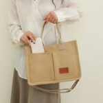 Casual Daily Canvas Tote Shoulder Bags Women Mommy Bag Large Capacity Messenger Multi Pocket Crossbody Chic Reusable Hand Bag - Image 3