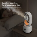 Summer Water Cooled Spray Mist Electric Fan USB Rechargeable Portable Wireless Air Humidifier Bladeless Ventilator Table Fan - Image 4