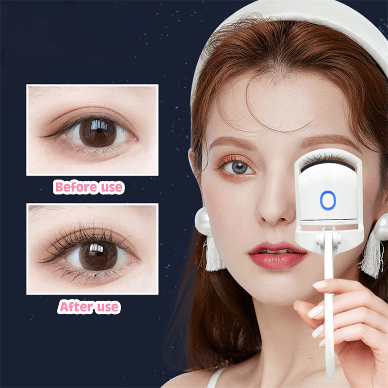 c3bd823b-589d-4a4e-a45d-ef238c1cabfa.jpg Heated Eyelash Curler Electric Temperature Control Mini Eyelash Curler Electric Portable Charging - Image 1