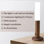 Auto LED USB Magnetic Wireless Night Light Corridors Porch Lights PIR Motion Sensor Wall Light Cabinet Lamp - Image 5