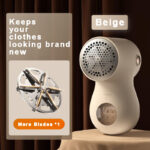 New Lint Remover Electric Hairball Trimmer Smart LED Digital Display Fabric USB Charging Portable Professional Fast Household - Image 5