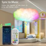 USB Cloud Light APP Control Music Synchronization 3D RGBIC Ambient Light Lightning Simulation Clouds Bedroom Room Light - Image 4