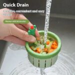Cactus Sink Drain Strainer Press Automatic Dumping Basket Multi-functional Use Filter Net For Tub Kitchen Waste Collector Kitchen Gadgets - Image 4