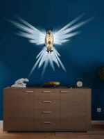 Modern Creative Bird Wall Lamp Owl Eagle Shape Projector Atmosphere Sconce Light 3D Print Body Animal Lighting Lustre Home Decor - Image 6