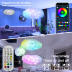 USB Cloud Light APP Control Music Synchronization 3D RGBIC Ambient Light Lightning Simulation Clouds Bedroom Room Light - Image 5